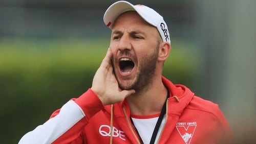 Tadhg Kennelly joined the Sydney Swans' coaching team in 2017