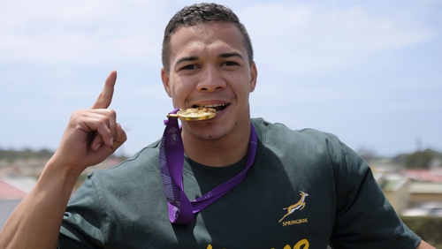 Cheslin Kolbe during the Rugby World Cup 2019 Champions Tour