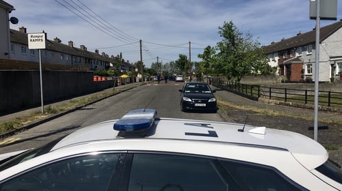 The scene at Cromcastle has been sealed off by gardaí