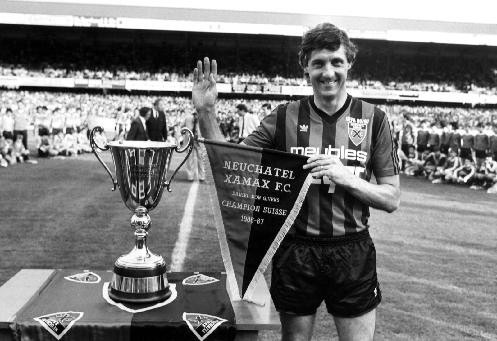 Image - Title joy for Givens and the club in 1987