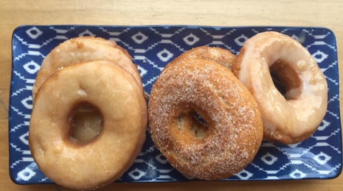 Delicious doughnuts make for the perfect weekend snack.