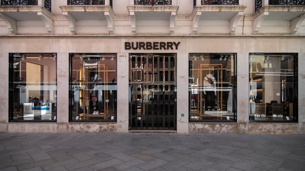 Burberry today reported total retail revenue of £257m in its first fiscal quarter - a drop of 48%