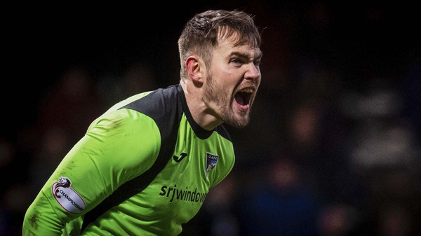 Irish goalkeeper Ryan Scully is one of the players leaving East End Park