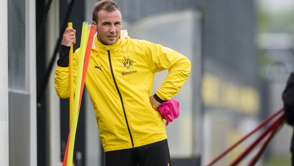 Gotze is in his second spell with Dortmund after a three-year stint at Bundesliga rivals Bayern Munich