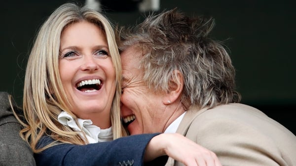 Rod and wife Penny Lancaster: anyone for dinner at the Ritz?