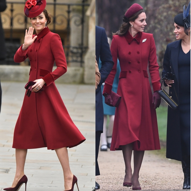 Kate Middleton red coat