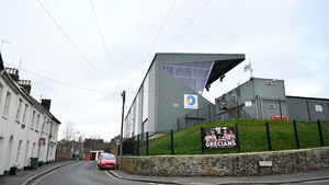 A view outside the ground of League Two club Exeter City