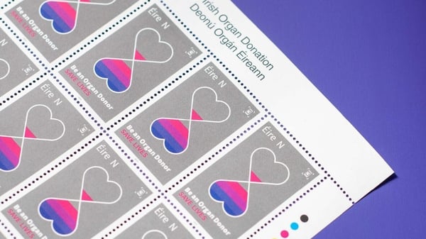An Post Organ Donor Stamp, designed by Zero-G