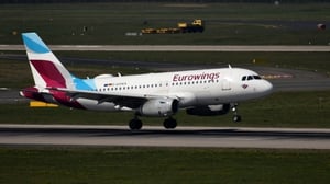 A Eurowings plane was forced to turn back on arrival in Sardinia