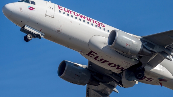 Eurowings said it would cancel nearly 170 of about 400 scheduled flights at airports in Duesseldorf, Cologne, Hamburg and Stuttgart today