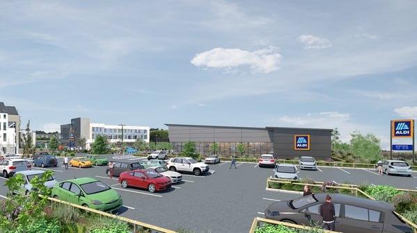 An artist's impression of the new Aldi store planned for Clonakilty