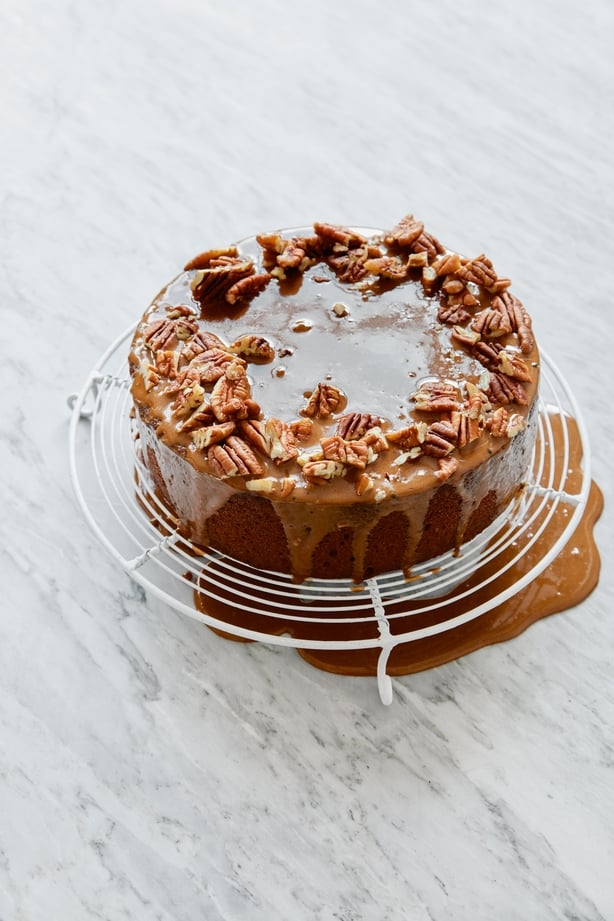 Choca-Mocha Cake from 6-minute Showstoppers by Sarah Rainey (Michael Joseph/Clare Winfield/PA)