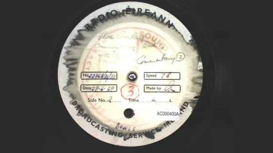 Acetate Disc Label for the Crossbarry Score QAC000400A