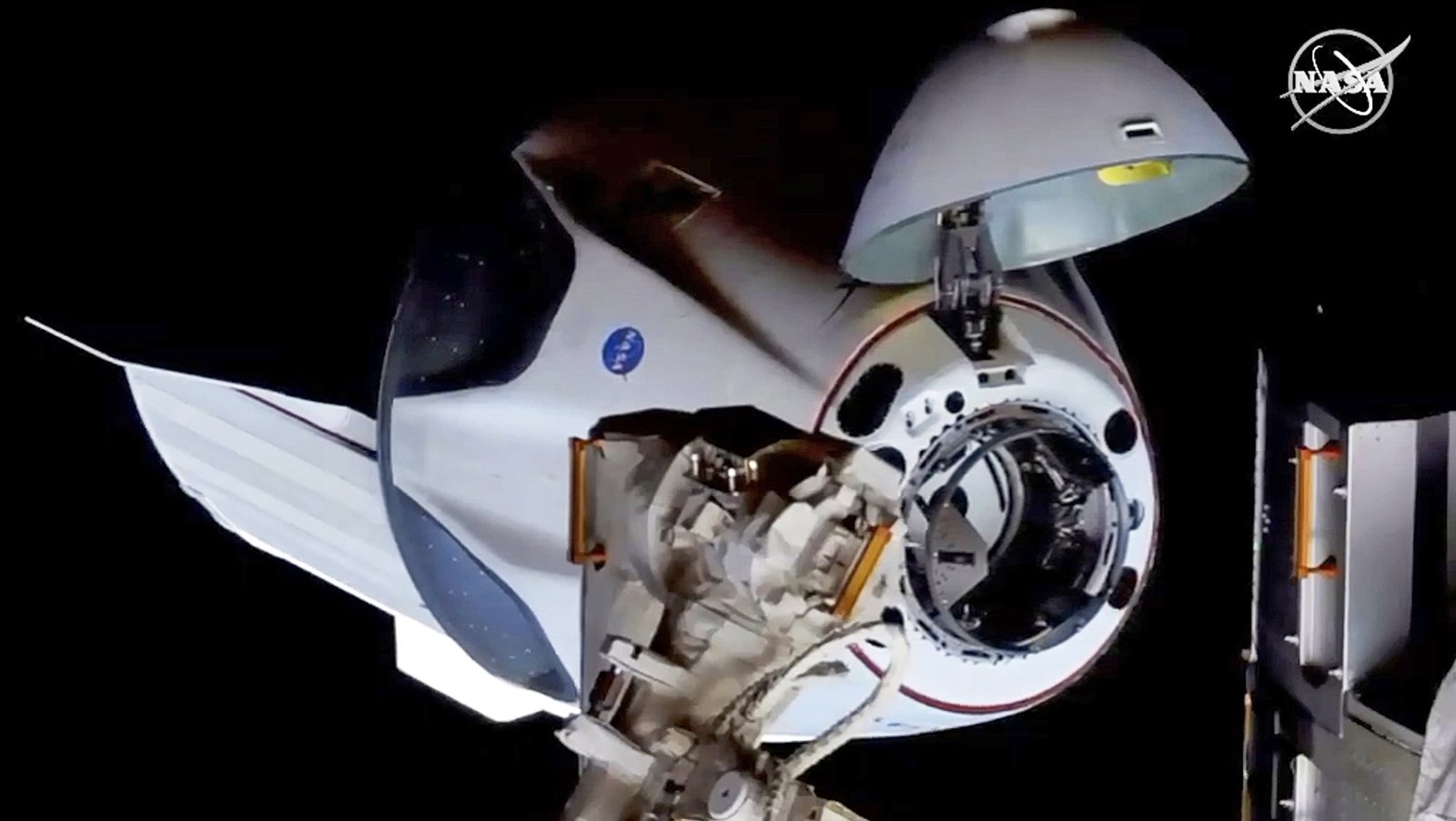 SpaceX astronauts enter International Space Station