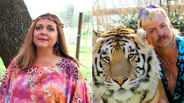 Carole Baskin will take control of Joe Exotic's former zoo / Images: Netflix
