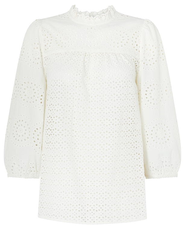 Monsoon Rachel Broderie Lace Blouse