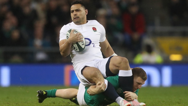 Ben Te'o in action for England against Ireland in 2017