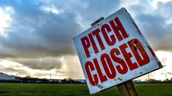 The GAA training pitches will remain closed until 29 June