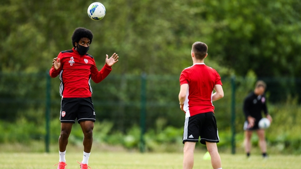 Walter Figueira and the rest of the Derry squad are back training