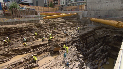 The dig at Ship St is the deepest site ever excavated in Dublin