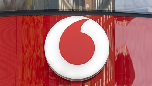 Vodafone said it was on track to deliver its full-year targets of €15-15.4 billion in adjusted earnings