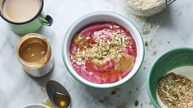 avo and berry breakfast pot from Veggie Lean In 15 by Joe Wicks (Maja Smend/Bluebird/PA)
