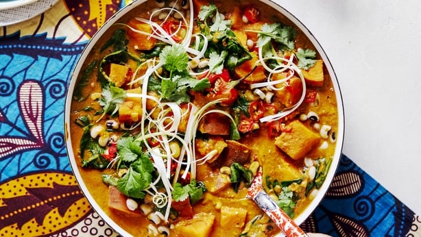 African peanut stew from Rachel Ama's Vegan Eats (Haarala Hamilton/PA)