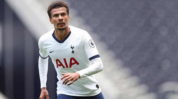 Dele Alli is suspended for Spurs' first game after the coronavirus hiatus