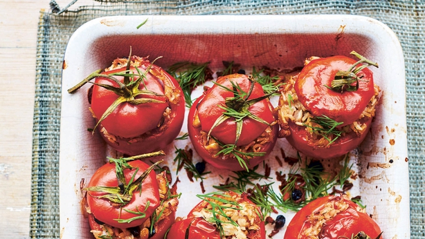 Pilaf stuffed tomatoes (Laura Edwards/PA)