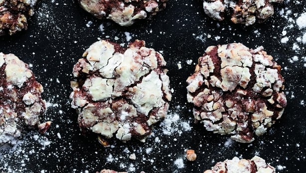 Chocolate, banana and pecan cookies by Ottolenghi (Peden + Munk/PA)