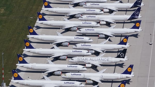 Lufthansa is now losing €1m every 2 hours, which it says is a significant improvement