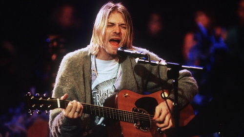 Kurt Cobain on MTV Unplugged in 1993