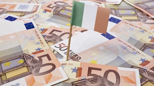 New Central Bank figures show that the outstanding amount of household deposits stood at €123 billion in October