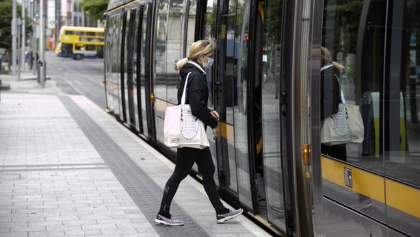 Face masks on transport