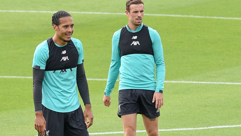 Virgil van Dijk and Jordan Henderson