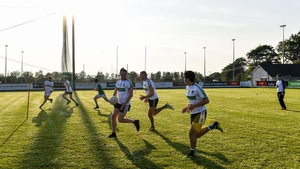 Club training resumed at Moorefield in Newbridge and around the country this week