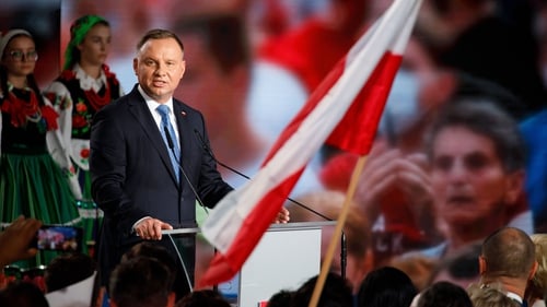 Andrzej Duda narrowly defeated a liberal challenger in Sunday's vote