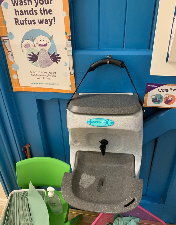 Hand-sanitising Station Creche Dublin