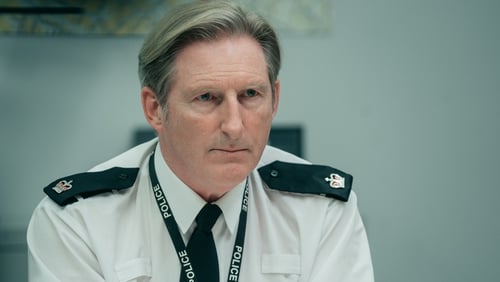 Adrian Dunbar as Superintendent Ted Hastings - "He's the glue of the series"