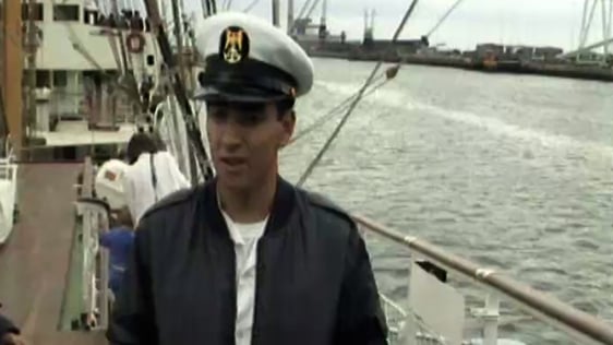 Sailor Jorge Murillo from Colombia in Dublin Port (1985)