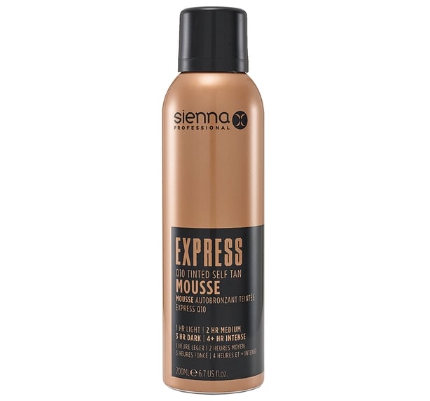 Sienna X Express Q10 Tinted Self Tan Mousse
