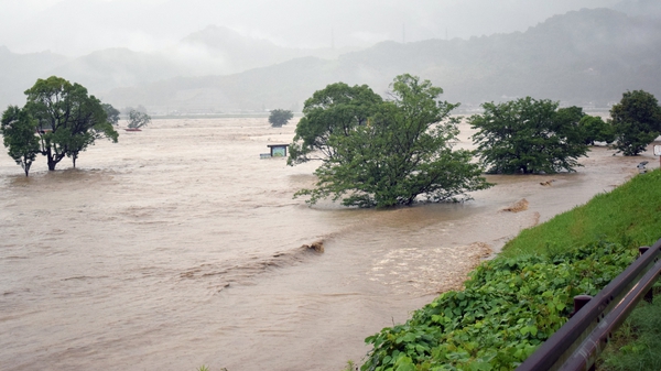 Roads have been cut off by floods and landslides