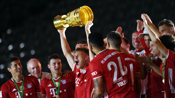 Bayern Munich completed the League and Cup double