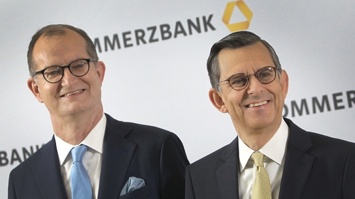 Martin Zielke, the former CEO of Commerzbank and Stefan Schmittmann, the bank's former Chairman