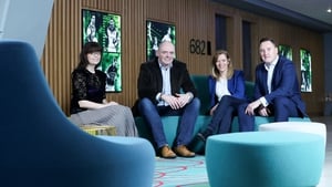 Pictured prior to Covid-19 restrictions are Enterprise Ireland's Jenny Melia; Mark Dunleavy, Head of Commercial, Ireland, Amazon Web Services; Aisling Teillard, CEO of Tandem HR and Keith Brock, from Enterprise Ireland