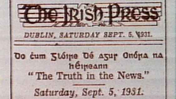 The Irish Press Cover, 1931