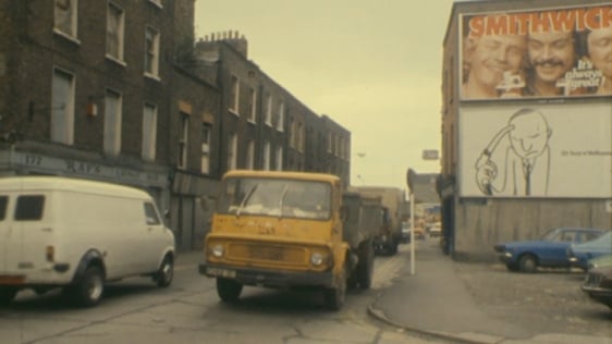 Traffic on North King Street in Dublin, 1980