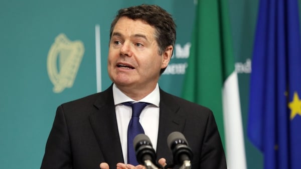 Finance Minister Paschal Donohoe said PAYE receipts were holding up 'remarkably well'
