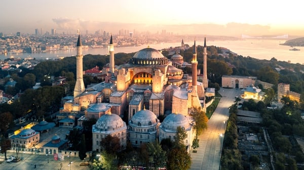 Hagia Sophia was once a Byzantine church and then a mosque, before becoming a museum in the last century