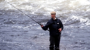 Fishing in Galway. Missing out on the 1992 European Championships offered Charlton the chance to make a fishing documentary